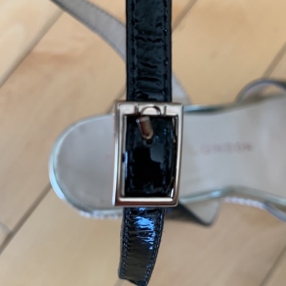 Sacha London Yvette Criss Cross Strap Leather Wedge Sandal Women Size 7 - Picture 14 of 17